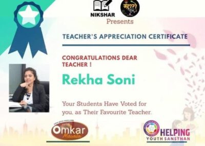 Award Rekha Soni